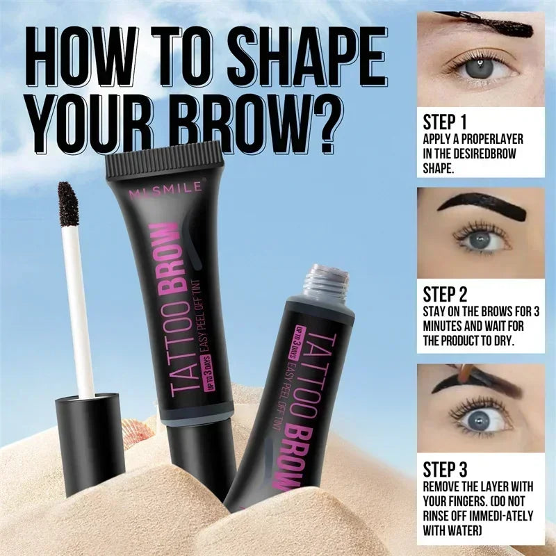TATTOO BROW : Gel Teinté Sourcils - Résistance imperméable